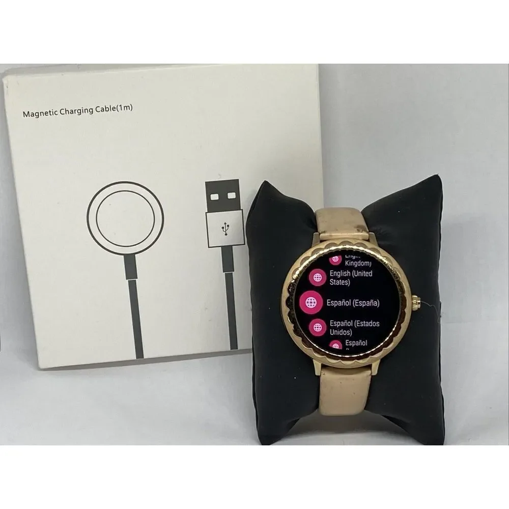Kate Spade Gen 3 KST2003 Women's Sand Leather Digital Dial Smart Watch PD253